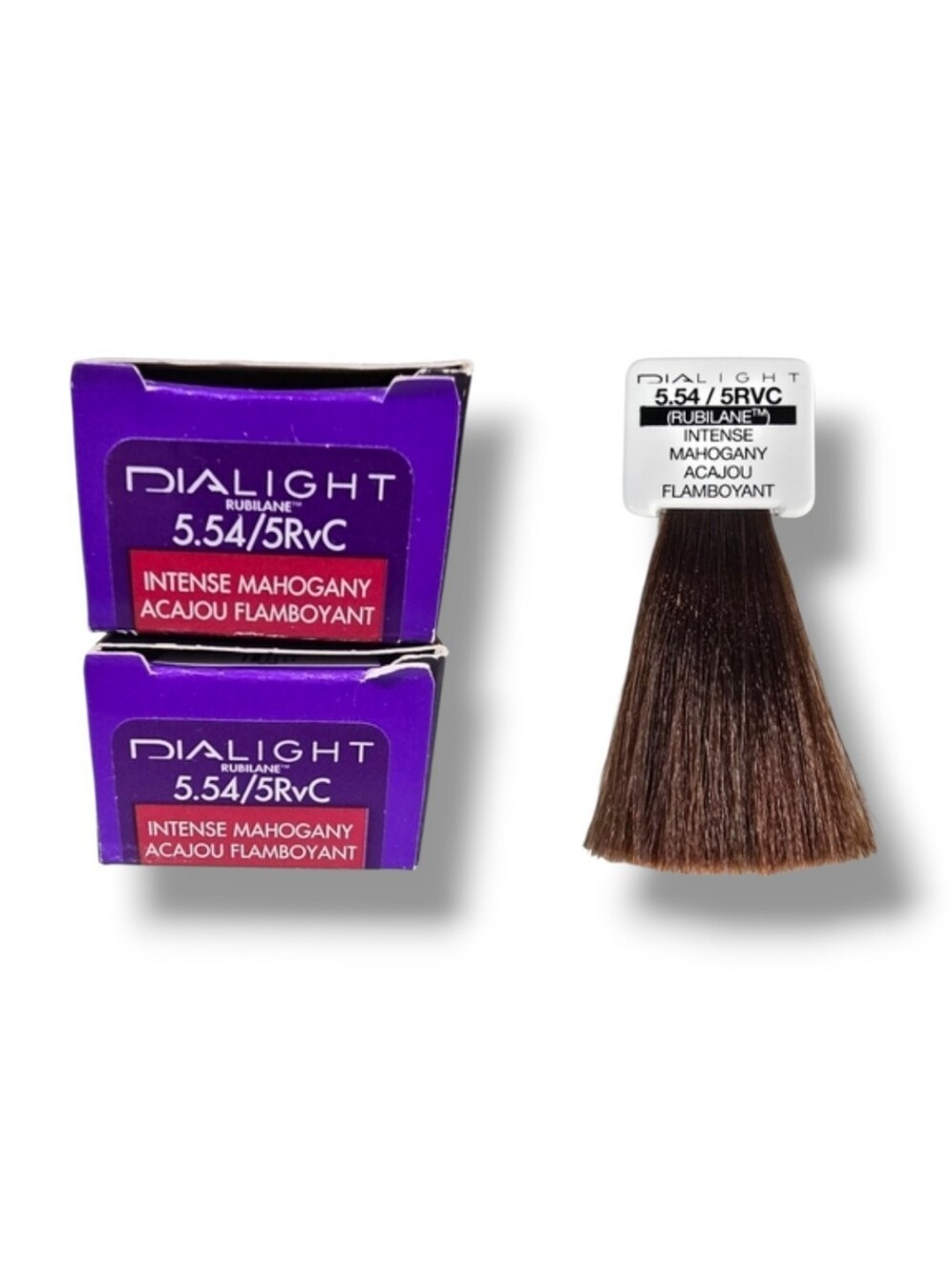 L'Oreal Professionnel DIALight 2 Tubes Ammonia-Free 5.54/5RvC Intense Mahogany